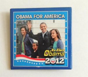 Obama For America 2012 Campaign Button