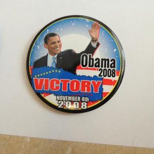 Obama 2008 Victory Campaign Button