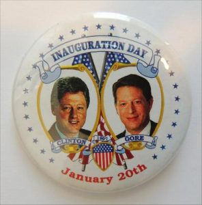 1997 53rd Presidential Inauguration 1997 42nd U.S. Button