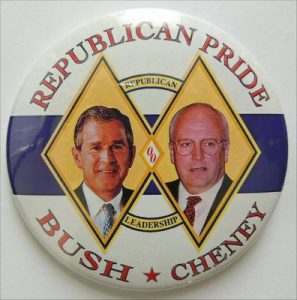 2000 Republican Pride Republican Leadership Bush Cheney Campaign Button