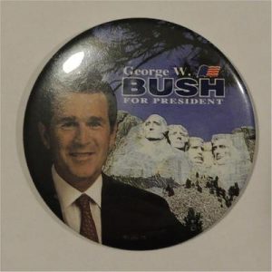 George W. Bush for President Campaign Button