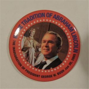 In The Tradition Of Abraham Lincoln 55th Presidential Inauguration Campaign Button