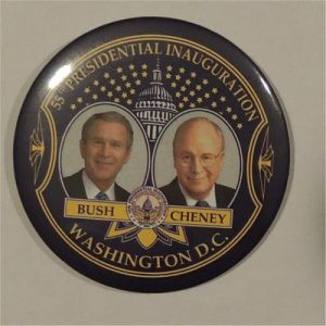 55th Presidential Inauguration Bush Cheney Campaign Button