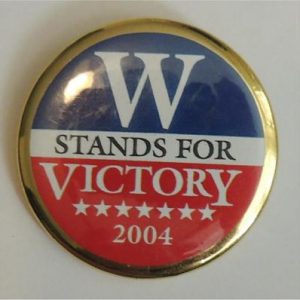 George W Bush W Stands For Victory 2004