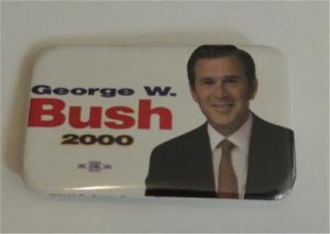 George W Bush 2000 Campaign Button