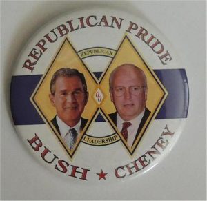 George W Bush - Republican Pride Bush Cheney Campaign Button