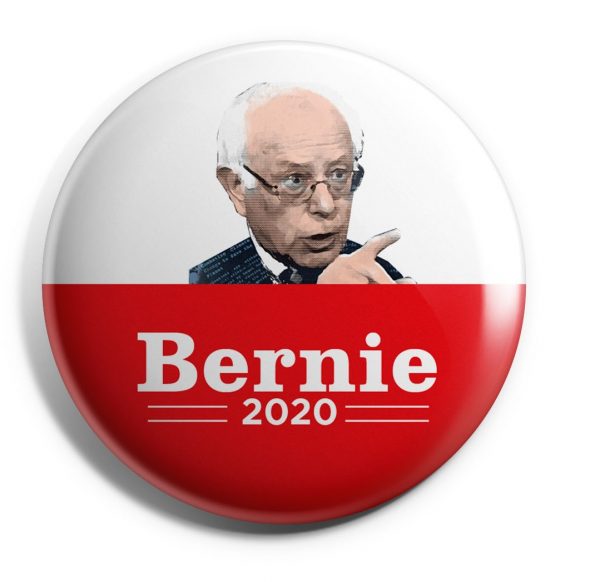 Bernie Sanders Red and White 2020 Campaign Button (SANDERS-801 ...